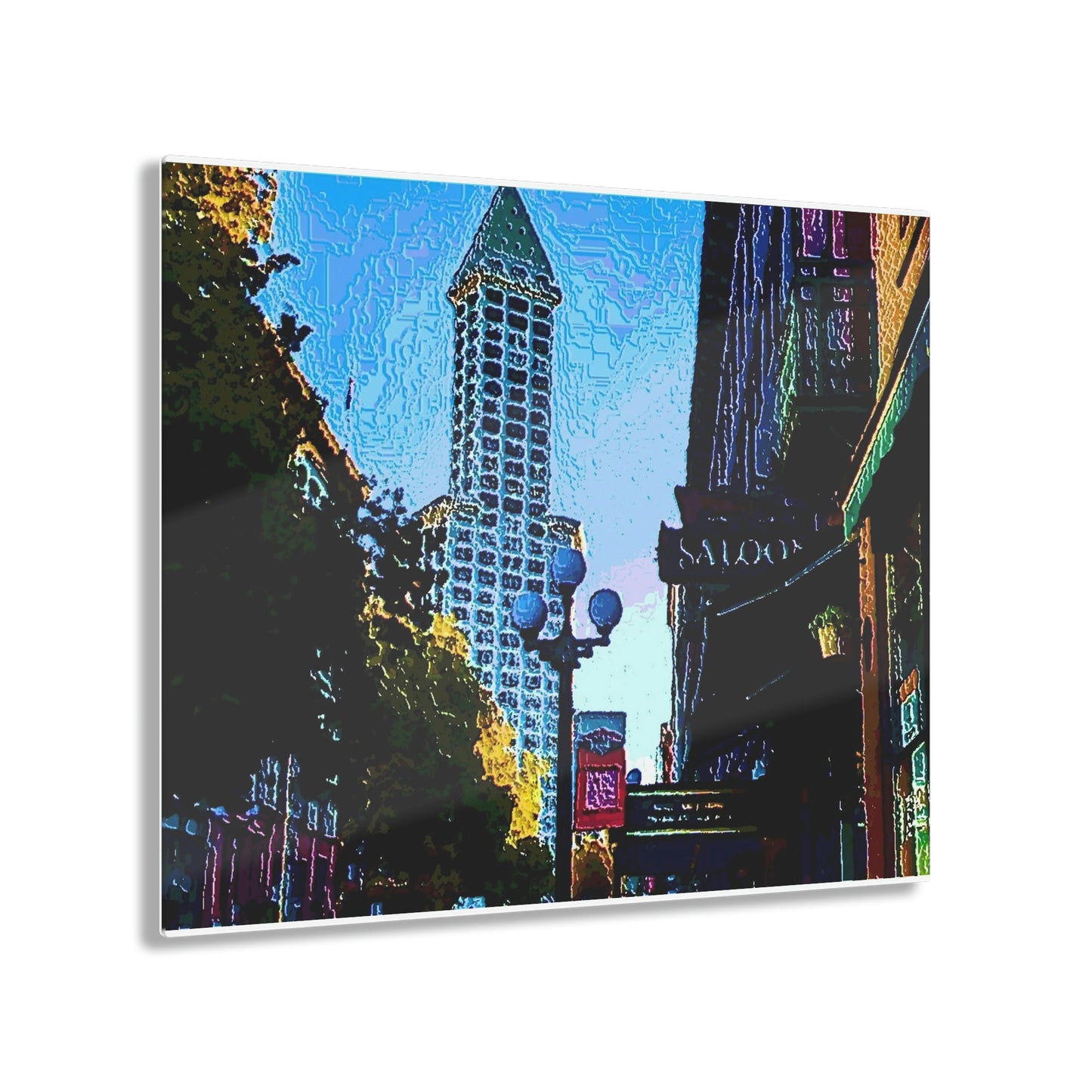 Acrylic Prints ... Pioneer Square & Smith Tower ... 'That World Famous View' ... Colleague Supplied Photo ... Original Works ...