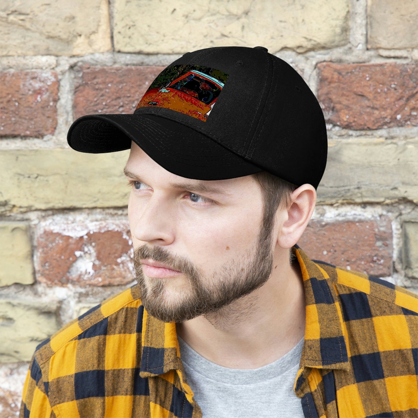 Unisex Twill Hat ... How-To-Drive-Idaho's-Mountain_Roads ... "Like A Professional" ... "Truckin' Like The Doo-Dah-Man" ...