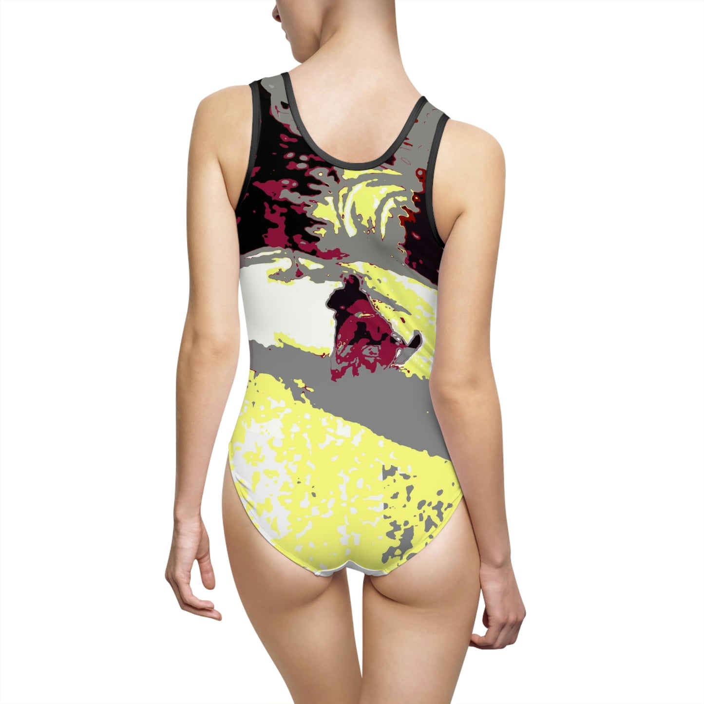 Women's Classic One-Piece Swimsuit ... "Even On The Beach & In-the-Sun" ... Think Of The Snow!