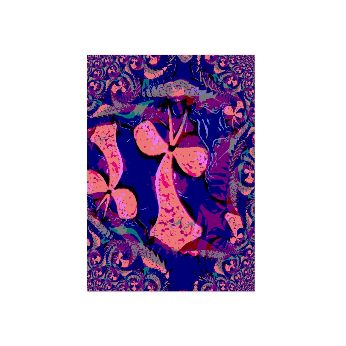 Aluminum Composite Panels ... "A Model's Showcase & Photo-Shoot" ... 'Pink, Purple, Blue ... Pink, Purple, Blue' ... Fractals & Illusions ... Circa Dec 2022 ... Client Portfolio ... Original Works ...