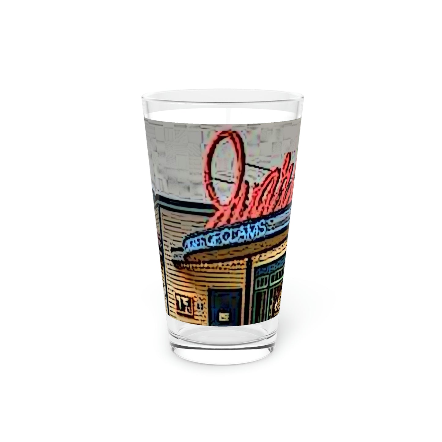 Pint Glass, 16oz ...  In-A-Hurry & Stressed? ... Remember: Keep "Clam" ... Clam_Happy ...  'Ivars: Seattle Waterfront' ... Personal Archives ... Original Works ...