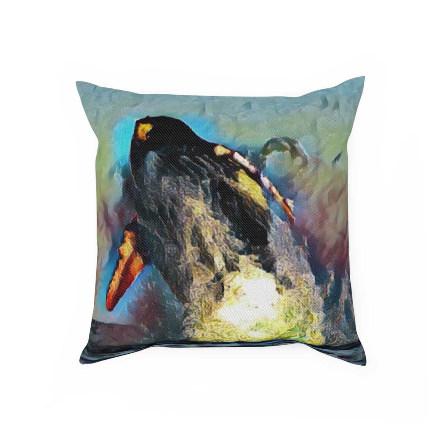 Cushion ... An Extraordinary Humpback Breach ... 'With Explosive Energy' ... Family Archives (KPH) ... Circa: 21st Century. Maui, HI ... Original Works ...