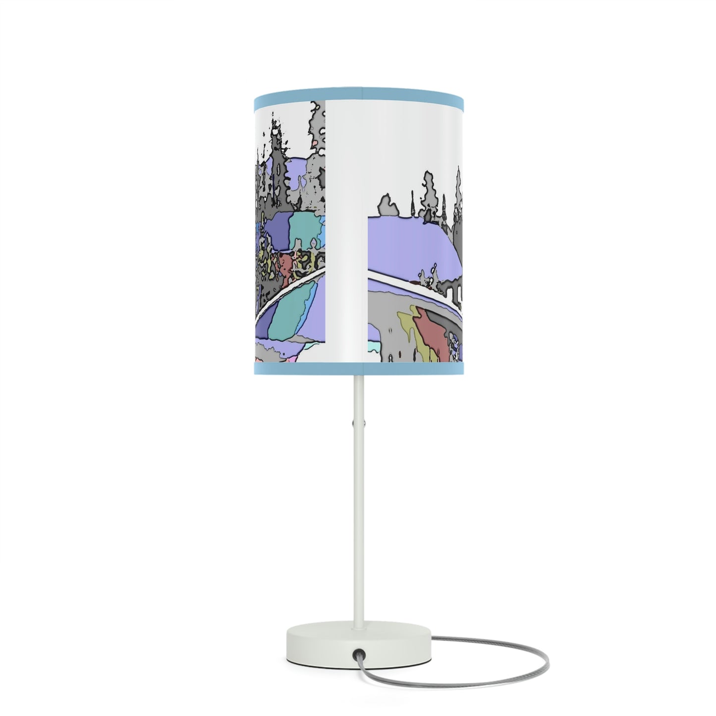 Lamp on a Stand, US|CA plug "A Very Remote Mountain Neighborhood" ... Only Cabins In This Environment ... Cenrtal Idaho ...