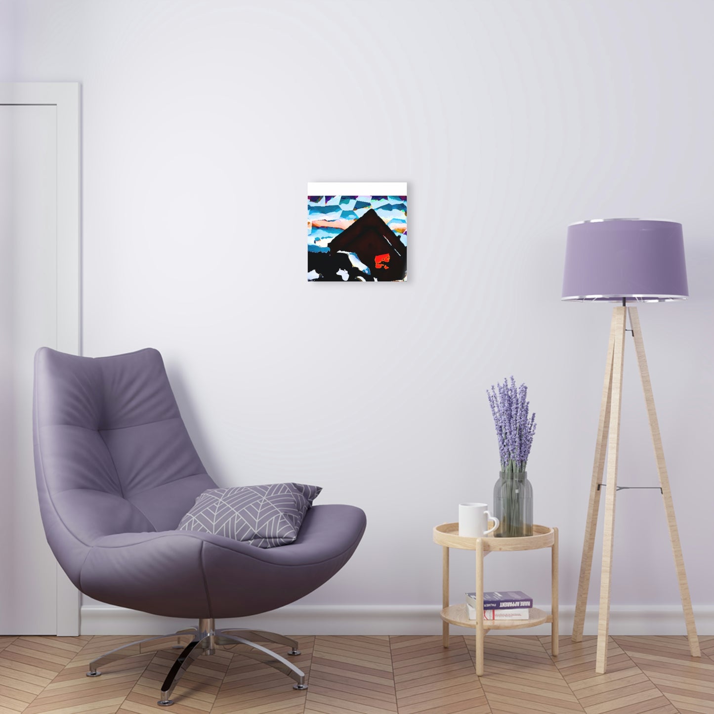 Acrylic Prints ... After An Intense Snow Storm ... 'Digging Out' ... A Vehicle & Cabin "In The Mountains" ... March 2023 ... Original Works ...