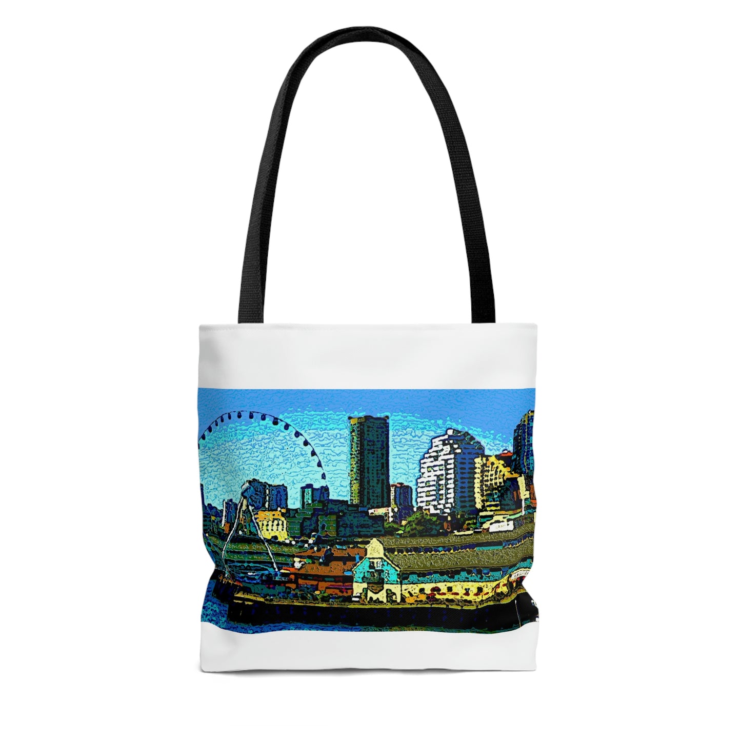 AOP Tote Bag ... That Classic Wheel ... 'Seattle's Wheel' ... & An Old Classic Waterside Vendors ...  'Family Archives' ... Original Works ...