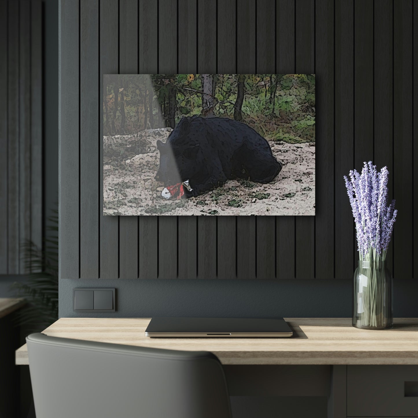 Acrylic Prints (French Cleat Hanging) ... RCY: "Rhett Creek Yogi ... '500 Lbs Of Autumn Season Hunger' ..."  ... September 2022 ... Central Idaho ... Original Works ...