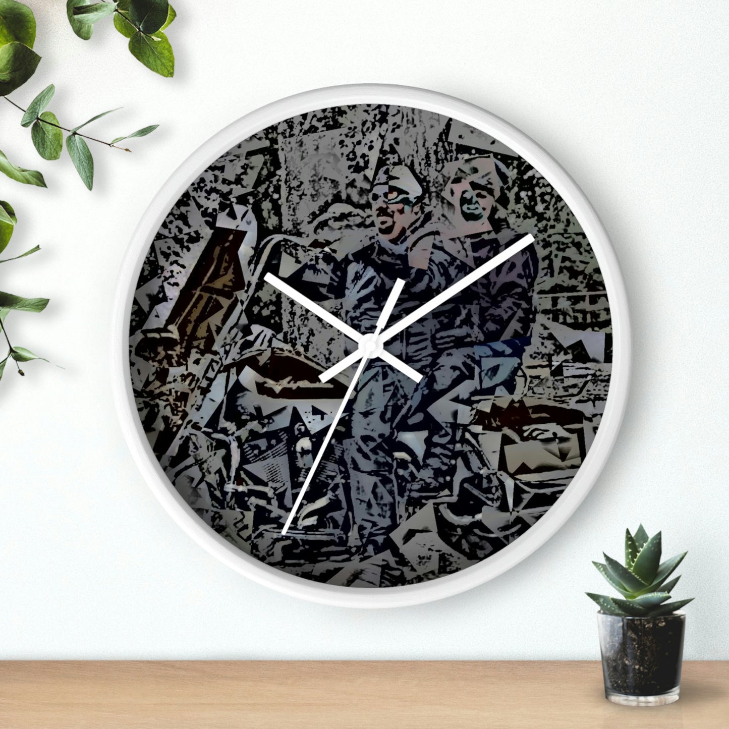 Wall clock ... The Open Road Beckons ... "Harley 'D' Yearnings ..."  Original Works ...
