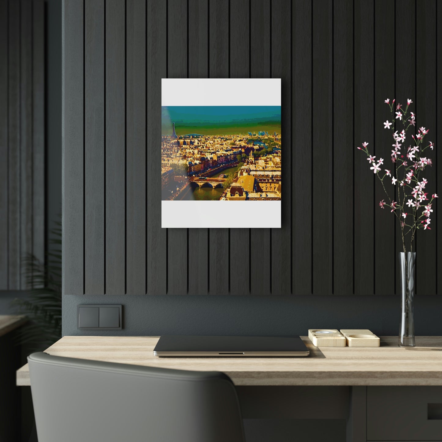 Acrylic Prints ... Au Paris ... "Along The River Seine" ... Barbara Joan Bonnel-Holt: 1972 ... Original Works ...