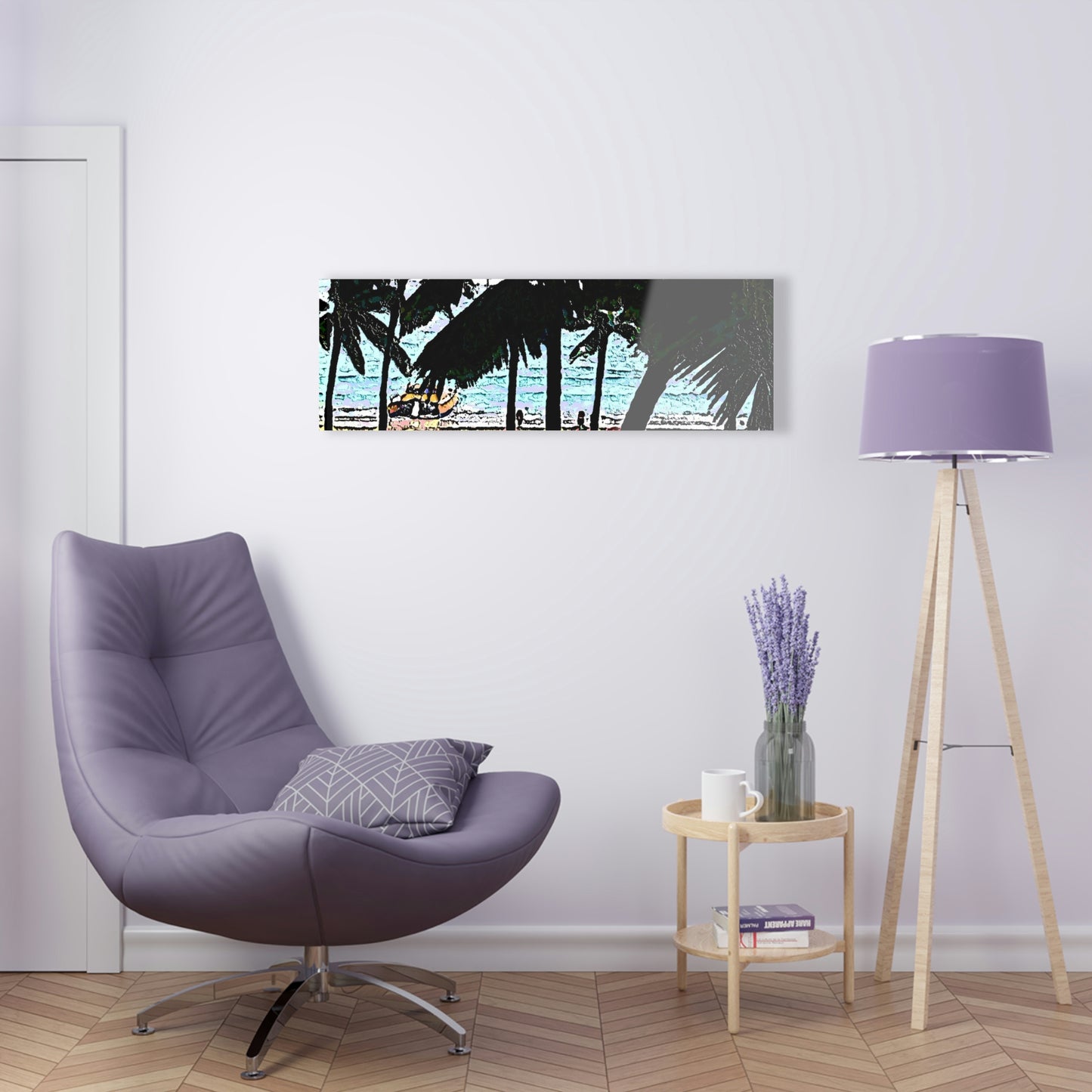 Acrylic Prints ... "A Beautiful Beach Amongst The Palms" ... The Outrigger Waikiki, Honolulu, Oahu ... Original Works ...