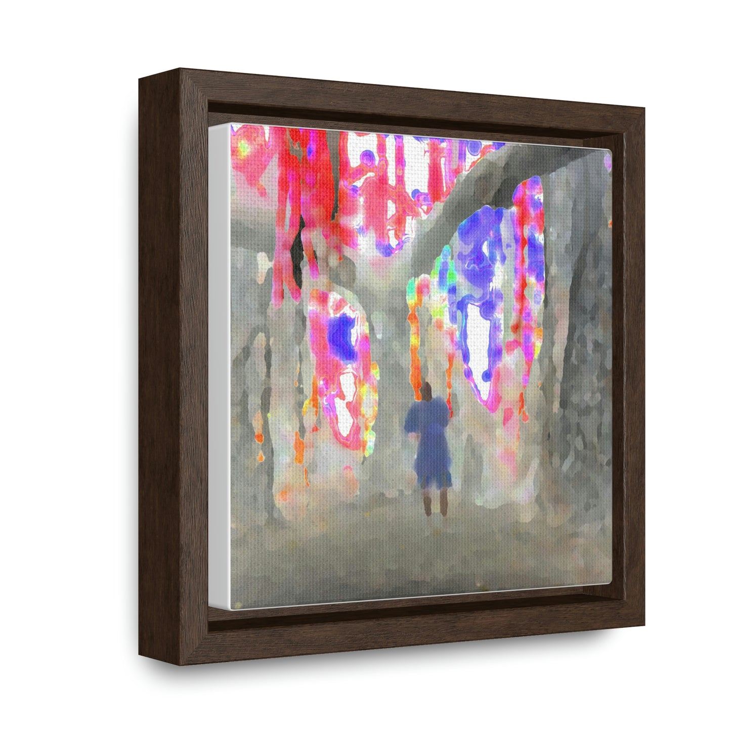 Gallery Canvas Wraps, Square Frame ... 'More' ... Jesuit Philosophy ... "In The Polynesian Banyans ..."