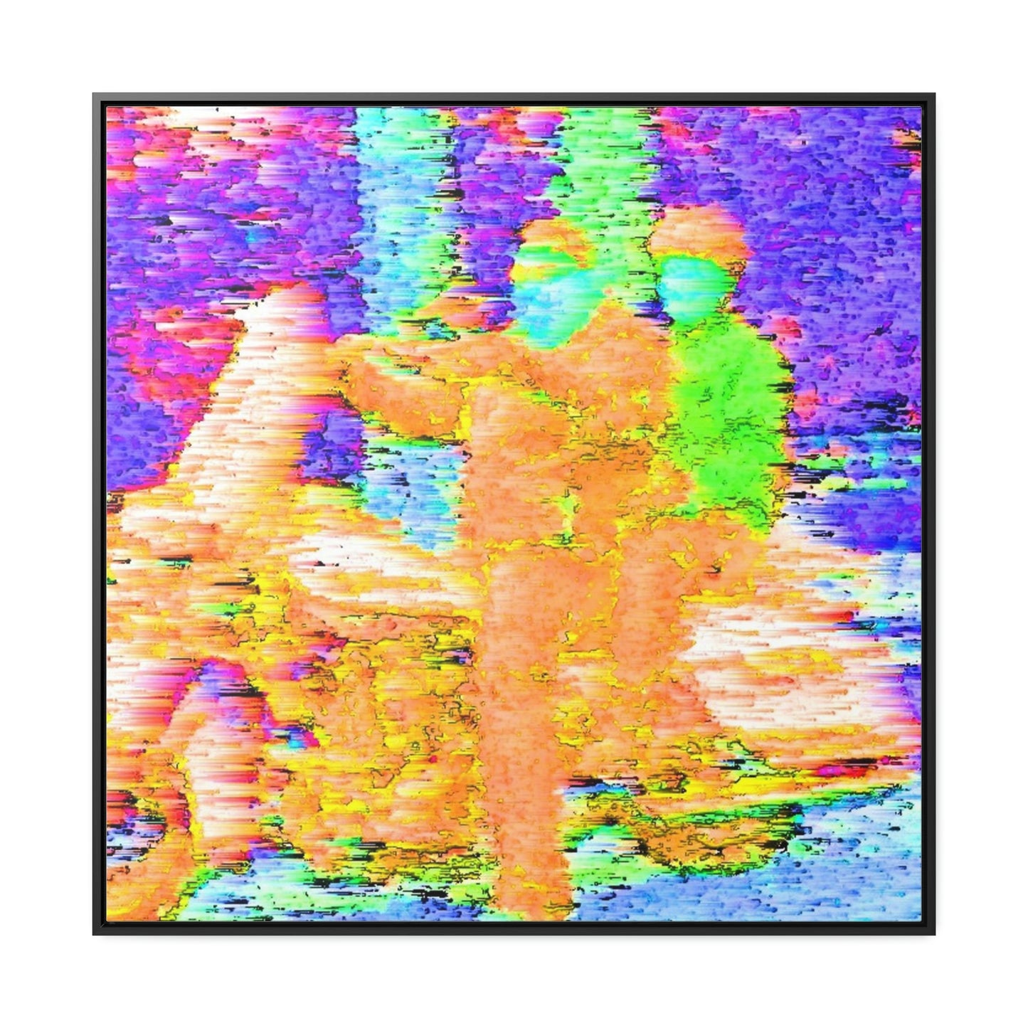 Gallery Canvas Wraps, Square Frame ...  "And 'I' Left His Dead A_s There By The Side-of-The-Road" ... Original Works ... (Grateful Dead: Me-And-My-Uncle)