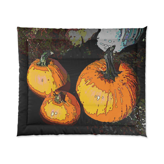 Comforter ... Halloween - Pumpkins - 'Trick-Or-Treat' ... More Than a Season ... "Its A Feeling & Celebration Of Life" ...