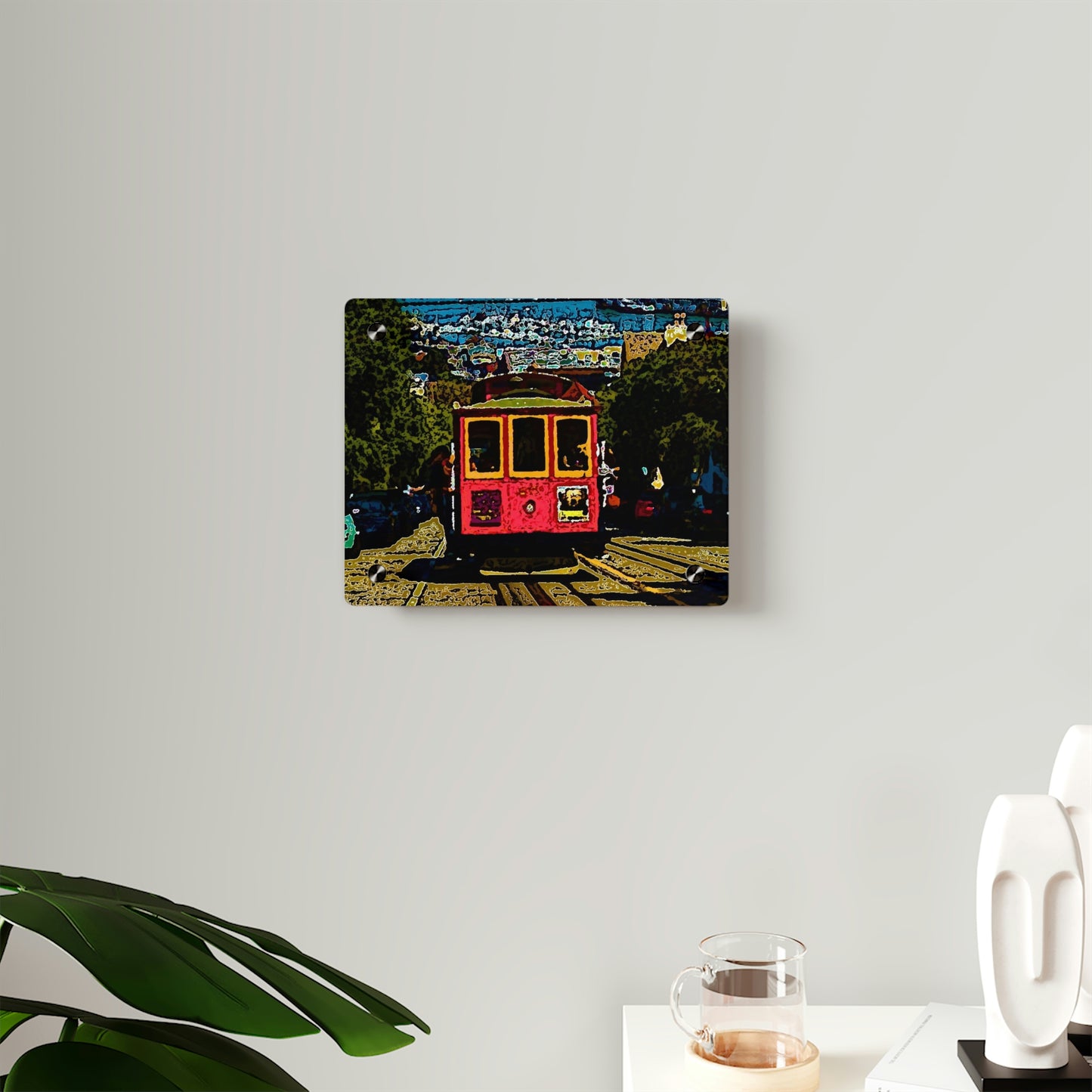 Acrylic Wall Art Panels ... San Francisco ... 'A Rice-A-Roni-A-San Francisco Treat' ... "A Cable Car Classic" ... Family Archives: 1973 ... Original Works ...