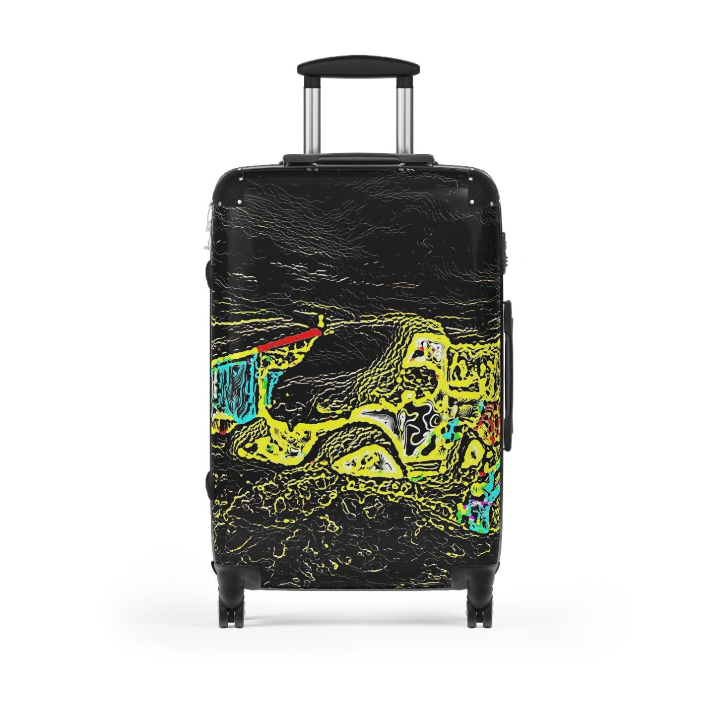 Suitcases ...  "Snow Vehicle In Snow Storm At-Rest" ... Circa 12Mar23 ... Central Idaho ... 18-Hours Rendering Time: Original Works ...