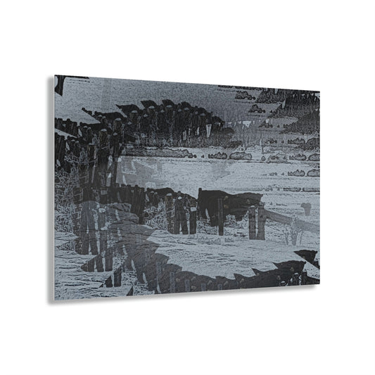 Acrylic Prints ... A Quiet Morning ... "Along The Red River & Nature Preserve Plateau" ... Jan23 ... Original Works ...