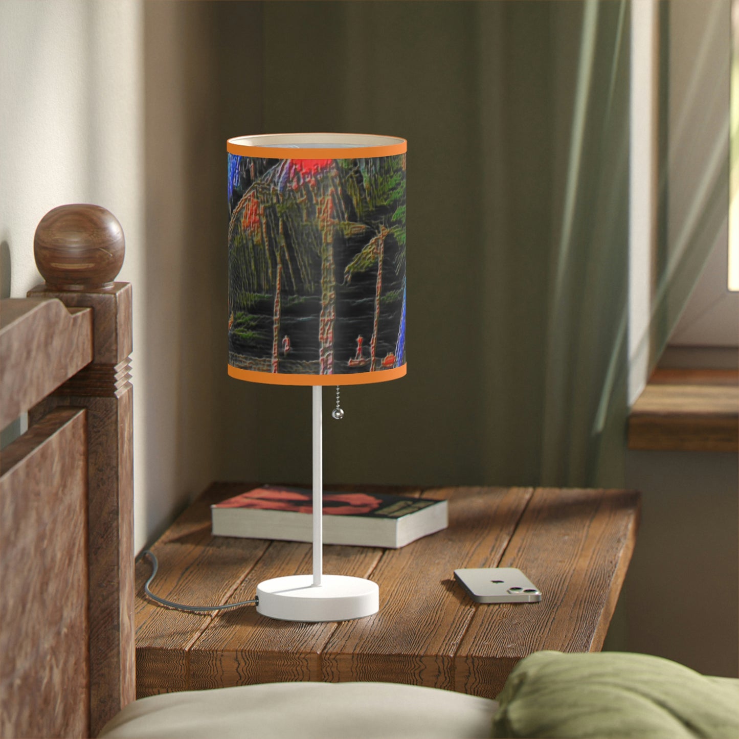 Lamp on a Stand, US|CA plug ... "The Royal Hawai'ian: Waikiki Beach_Beach" ... Honolulu, HI ... Ocotber 2014 (Halloween) ... Original Works ...