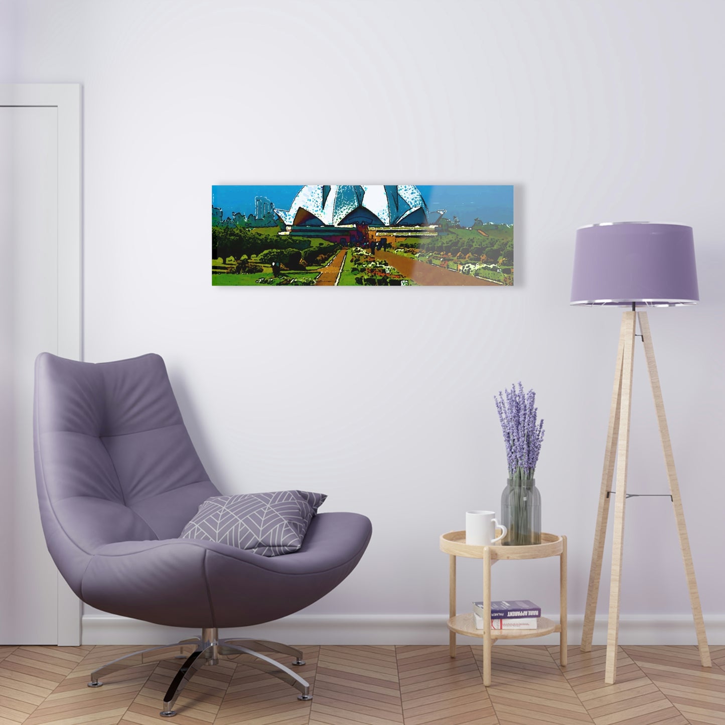 Acrylic Prints ... 'Bahai'i House-Of-Worship' ... "Lotus Temple: Delhi, India, 2008" ... Original Works ...