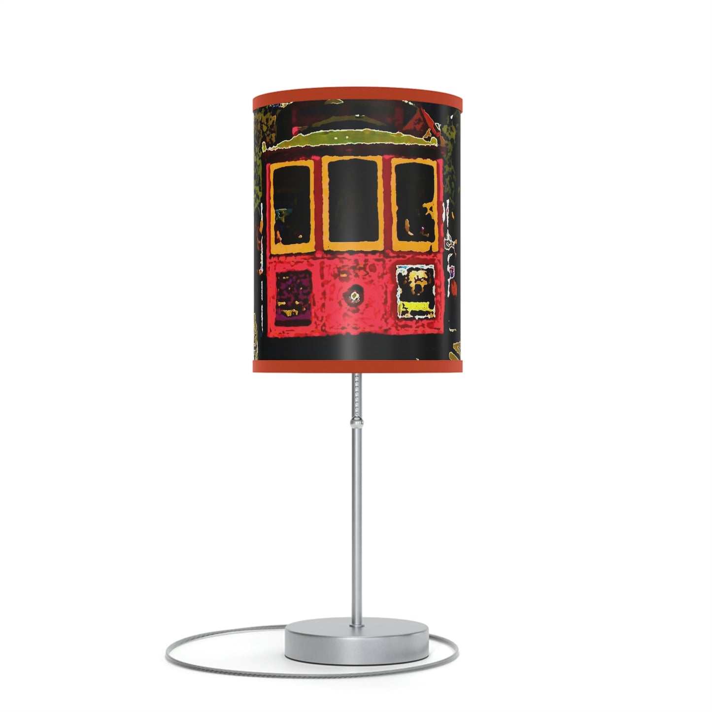 Lamp on a Stand, US|CA plug ... San Francisco ... 'A Rice-A-Roni-A-San Francisco Treat' ... "A Cable Car Classic" ... Family Archives: 1973 ... Original Works ...