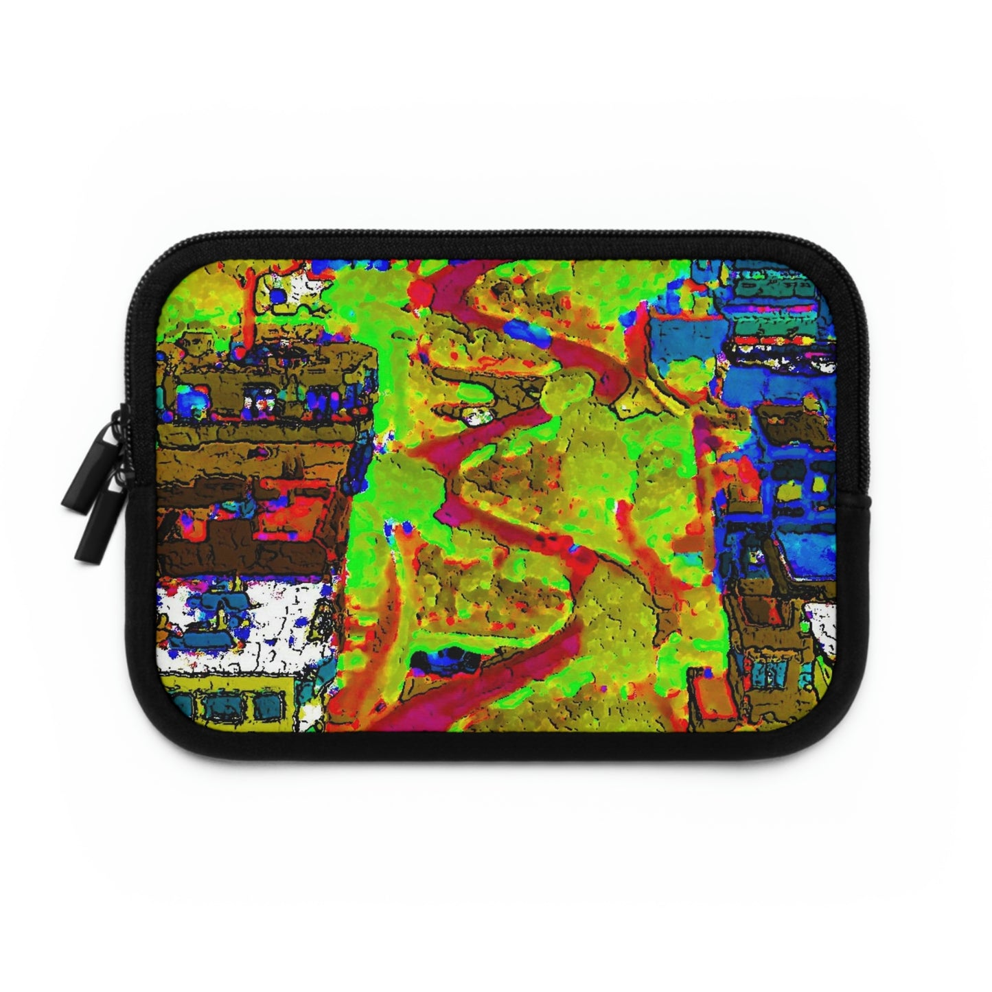 Laptop Sleeve ... A Crazy Street ... 'Eight Winding Curve-Switchbacks' ... "Lombard Street, San Francisco, CA' ... Family Archives: 1970's ... Original Works ...