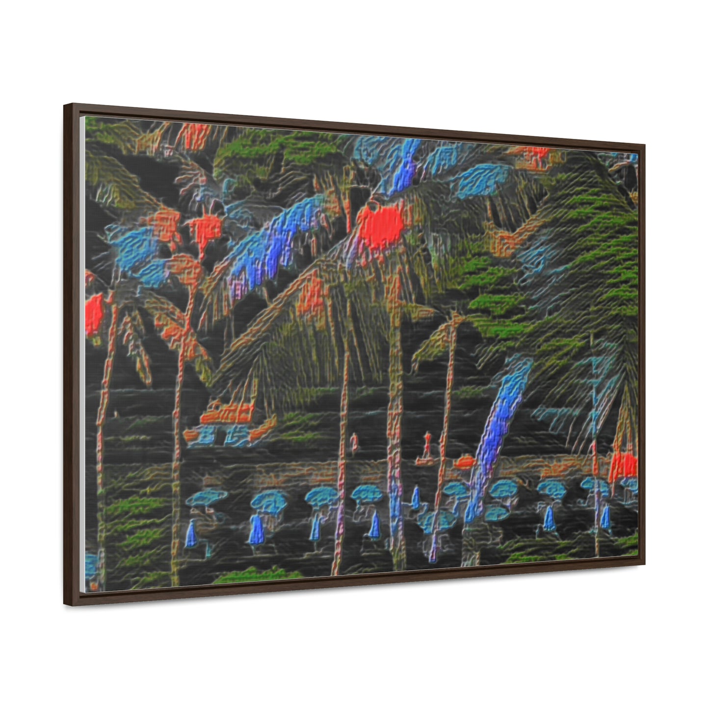 Gallery Canvas Wraps, Horizontal Frame ... "The Royal Hawai'ian: Waikiki Beach_Beach" ... Honolulu, HI ... Ocotber 2014 (Halloween) ... Original Works ...