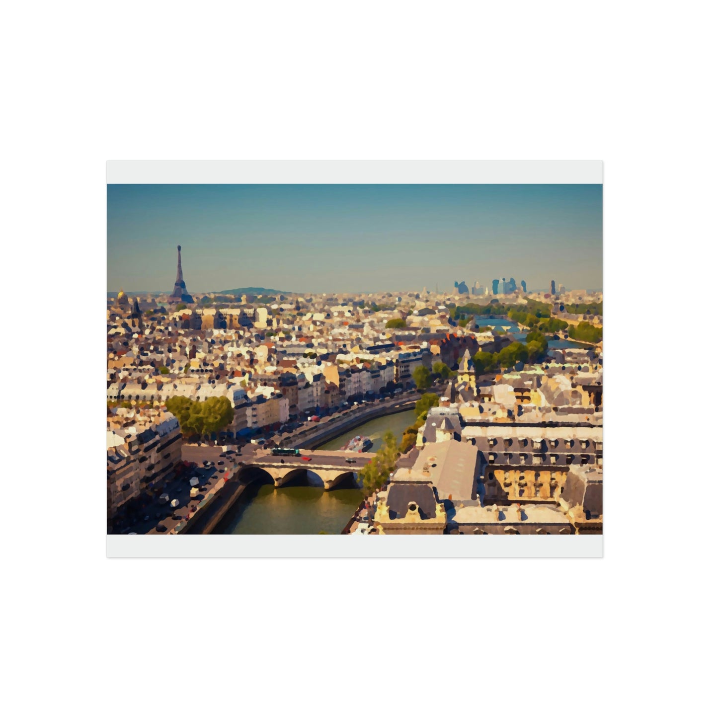 Aluminum Composite Panels ... "Allons Y A La Paris!"... A View Of 'The River Seine & Le Tour Eiffel' ... Family Archives ... Original Works ...