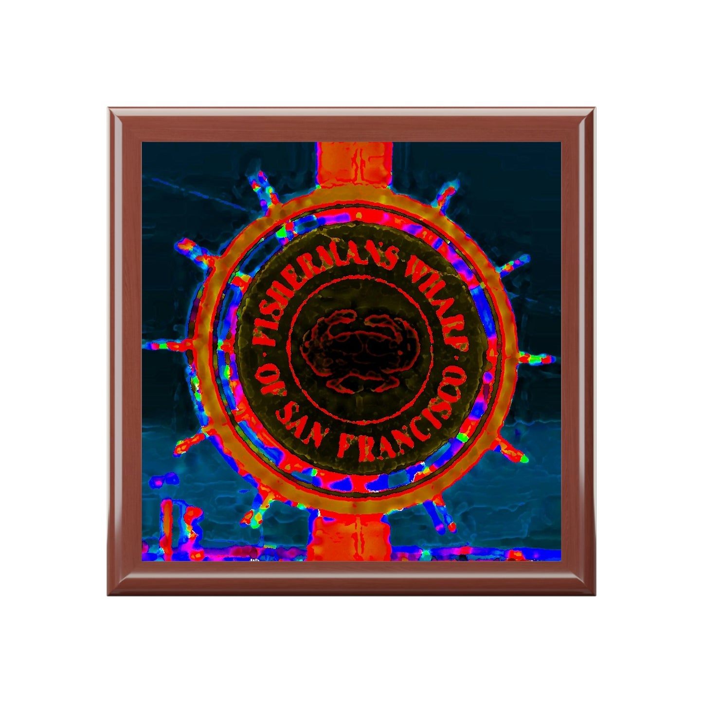Jewelry Box... "No.9 Fishermen's Grotto - Fishermen's Wharf, SF, California" ... Family Archives: 1970's ... Original Works ...