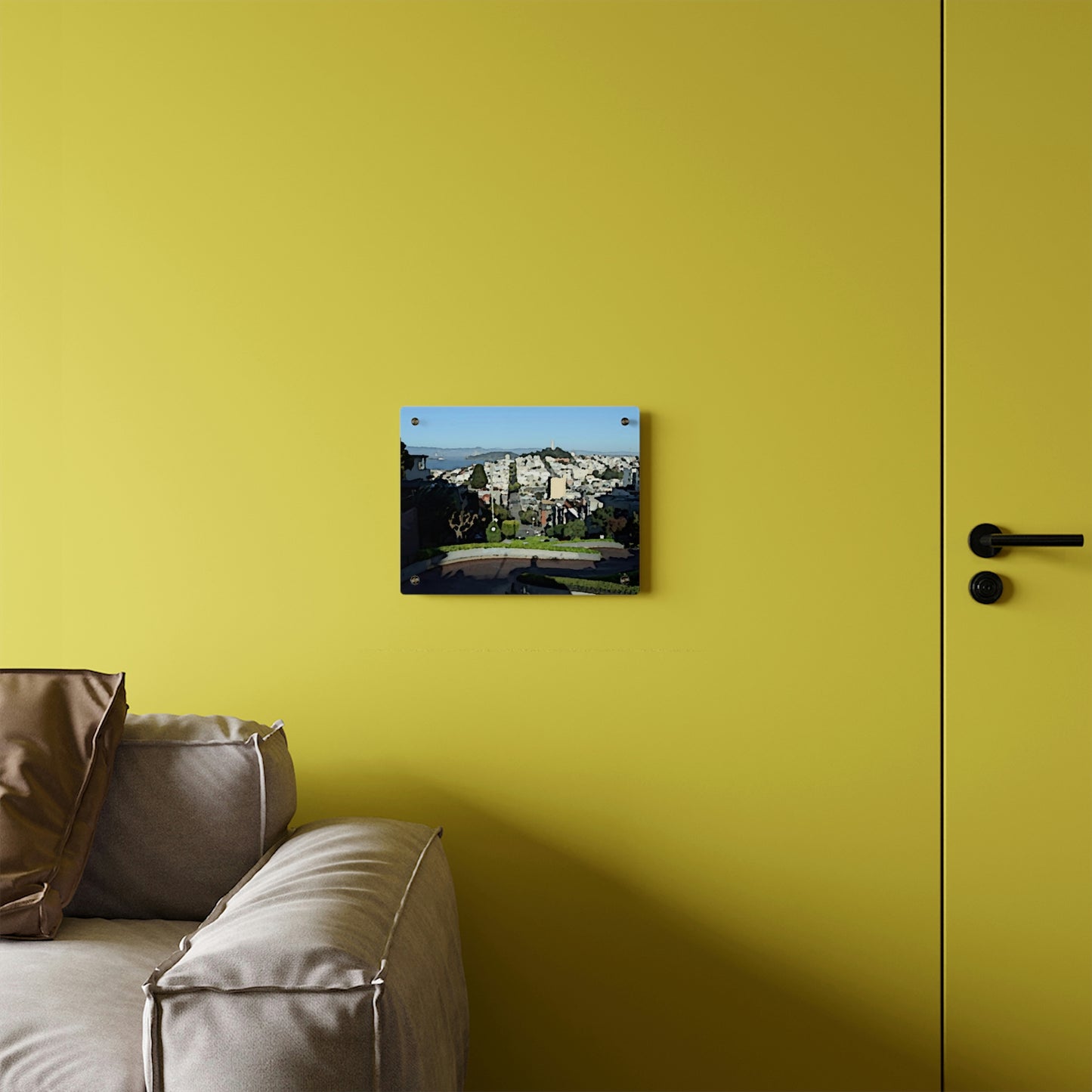 Acrylic Wall Art Panels ... "Lombard Street San Francisco, CA, USA" ... Family Archives 1970's ... Original Works ...