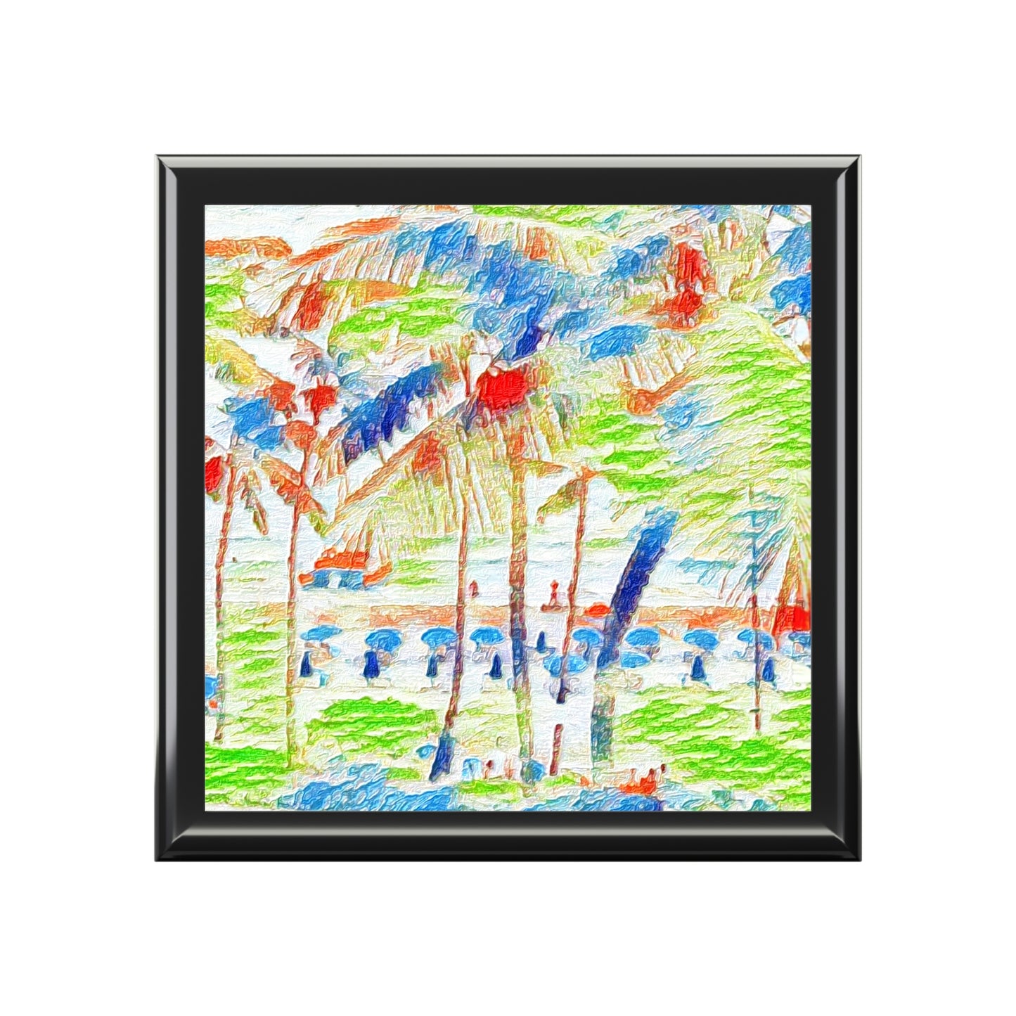 Jewelry Box ... "The Royal Hawai'ian: Waikiki Beach_Beach" ... Honolulu, HI ... Ocotber 2014 (Halloween) ... Original Works ...