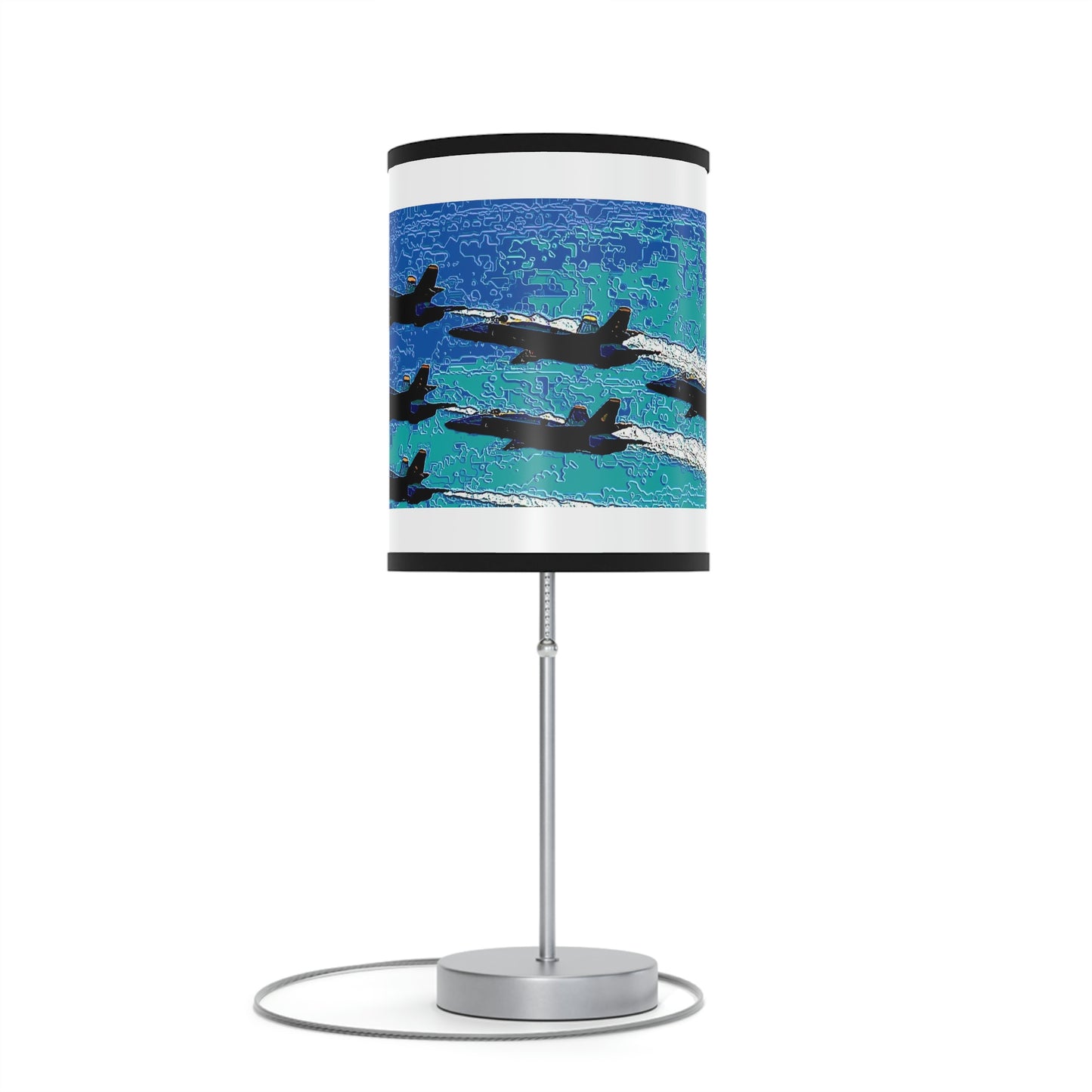 Lamp on a Stand, US|CA plug ... Seattle Seafair ..."Blue Angels Run Over Lake Washington" ... Circa Mid 1980's ... Dr FJ Holt ... Original Works ...
