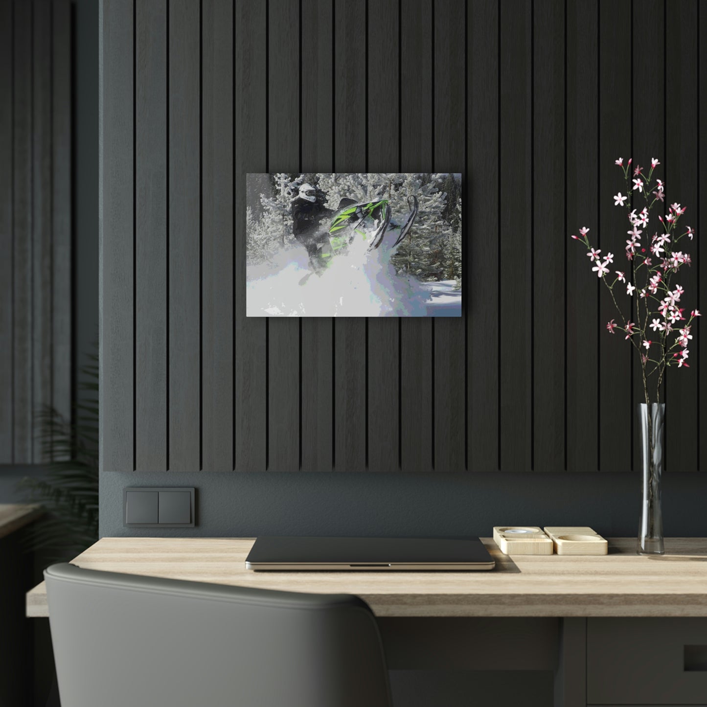 Acrylic Prints ... "No Time 'Like-Air-Time' ..." ... A True Master At His Craft ... December 2022, Rhett Creek, Idaho ... Original Works ...