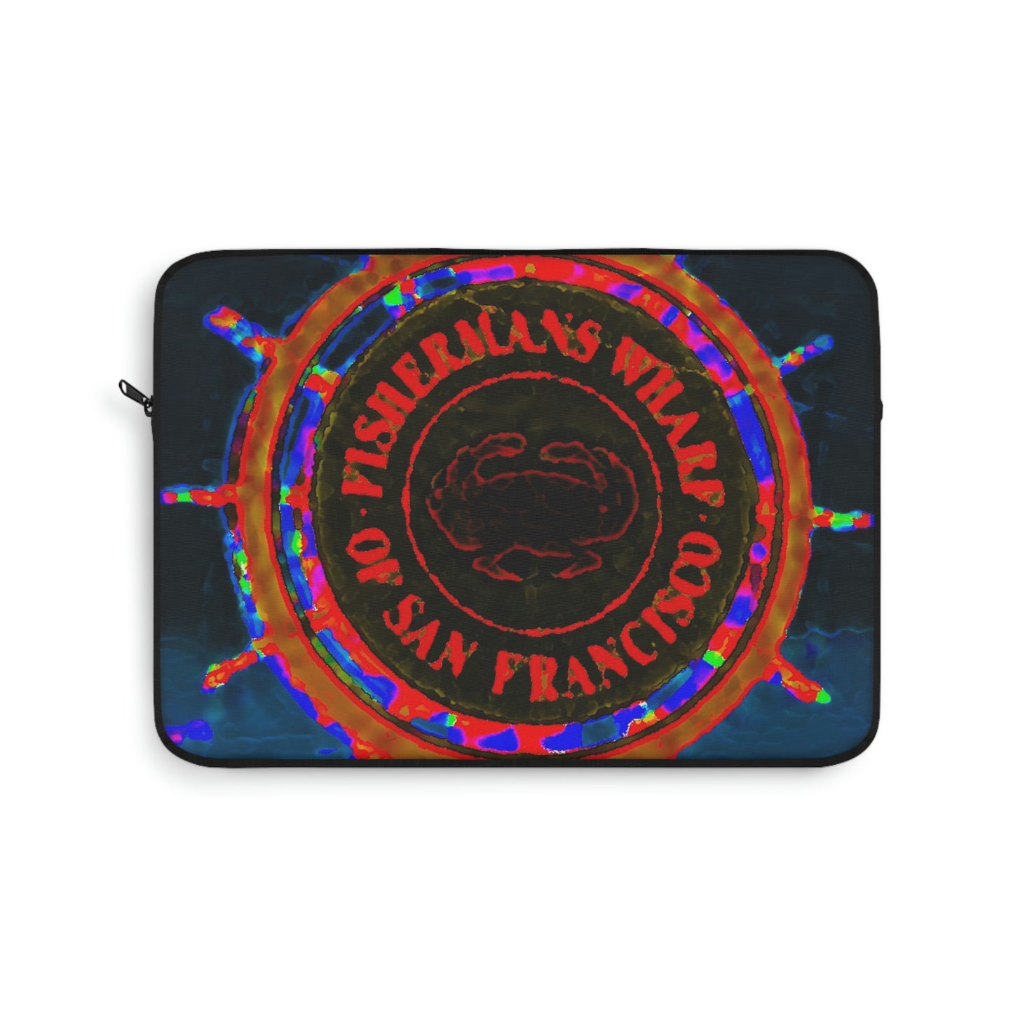 Laptop Sleeve ...  "No.9 Fishermen's Grotto - Fishermen's Wharf, SF, California" ... Family Archives: 1970's ... Original Works ...