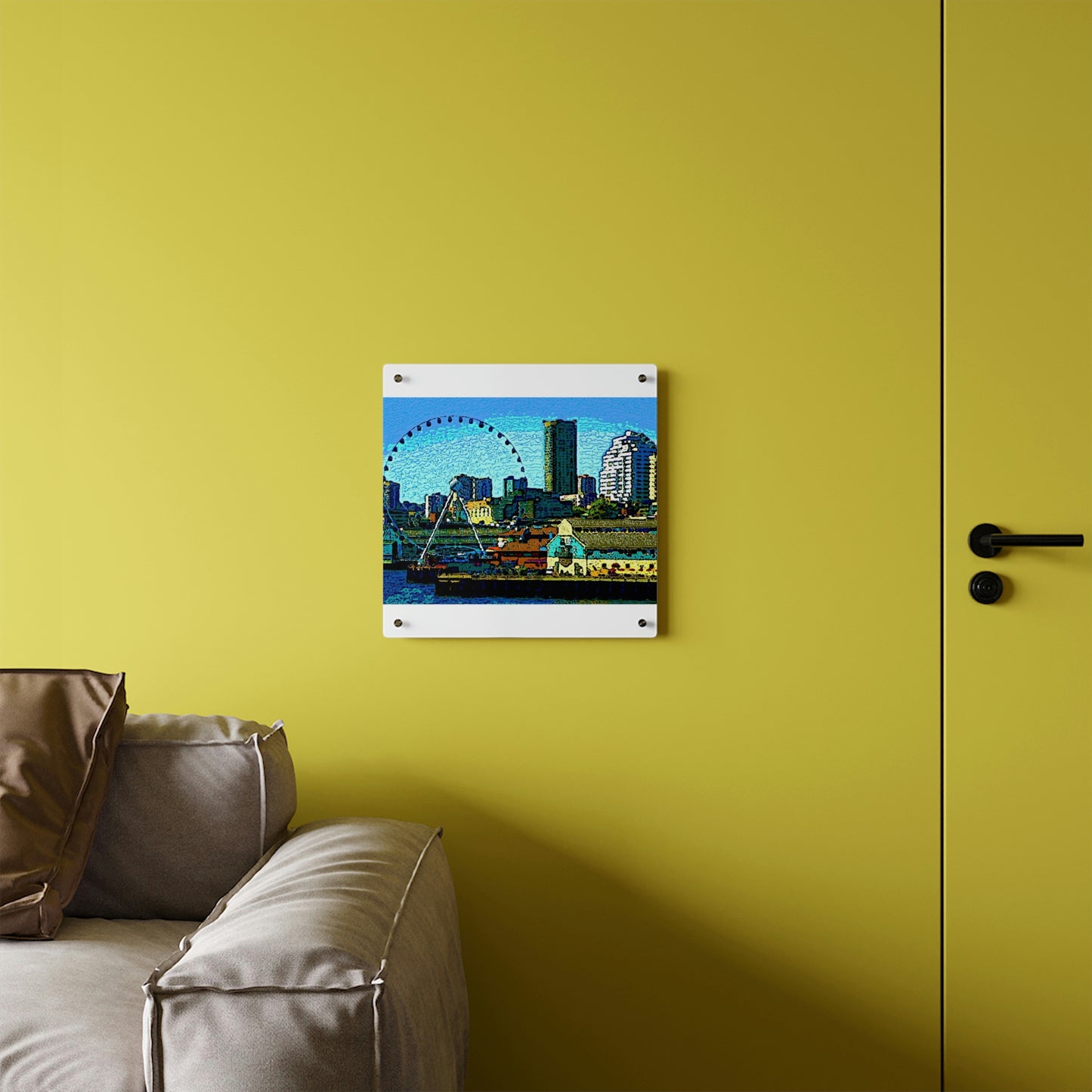 Acrylic Wall Art Panels ... That Classic Wheel ... 'Seattle's Wheel' ... & An Old Classic Waterside Vendors ...  'Family Archives' ... Original Works ...