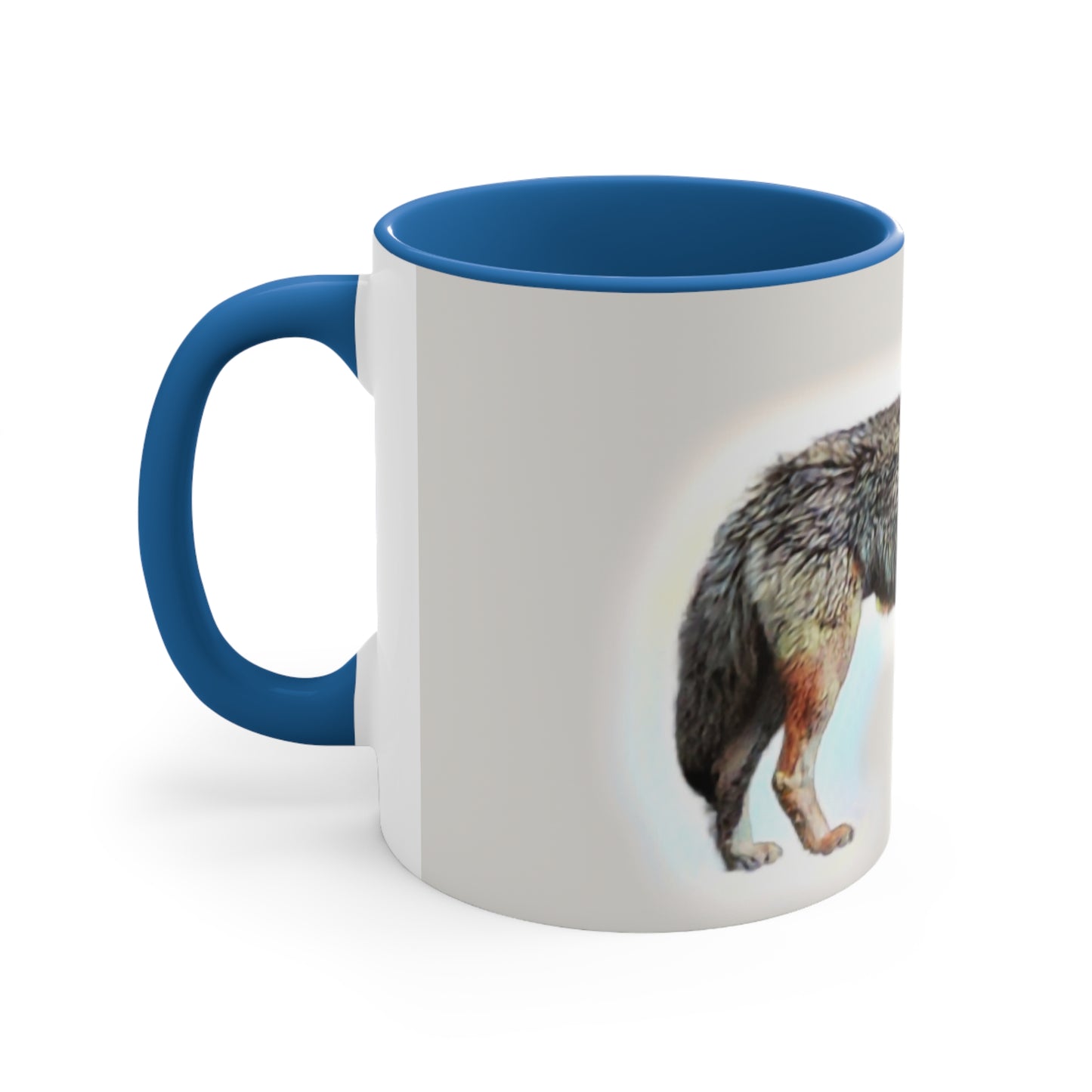 Accent Coffee Mug, 11oz ... Coyote ... "Yosemite Valley: Circa May23 ... KPH Base Photo" ... Original Works ...
