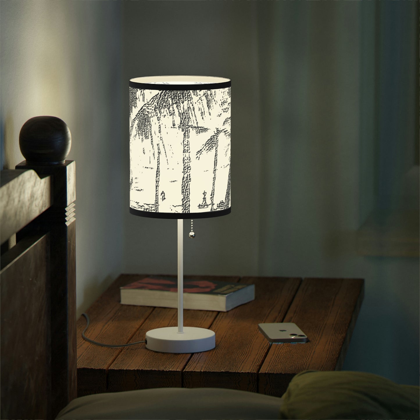 Lamp on a Stand, US|CA plug ... "The Royal Hawai'ian: Waikiki Beach_Beach" ... Honolulu, HI ... Ocotber 2014 (Halloween) ... Original Works ...