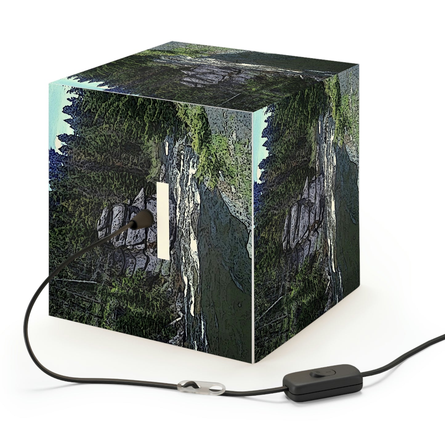 Light Cube Lamp ... "I Am Innocent" ... Tricky-Dick Immortalized ... Nixon Rock: Along The River ... Central Idaho, Summer 2020 ... Original Works ...