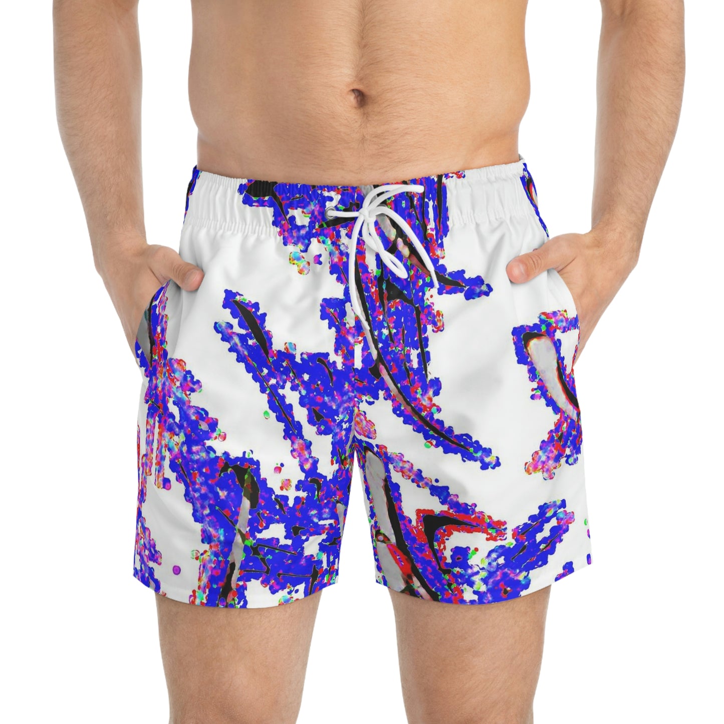 Swim Trunks ... "Waning Moon" ... Central Idaho ... October 2022 ... Rendering Time: 22 Hours ... Original Works ...