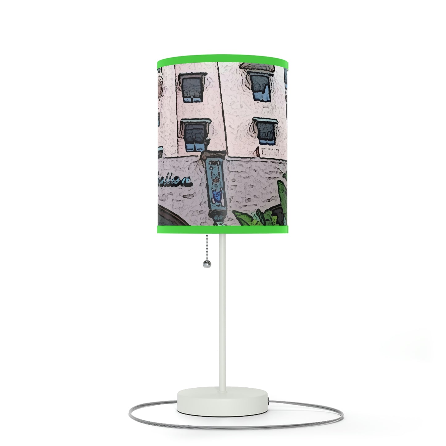 Lamp on a Stand, US|CA plug ...  "La Grande Entree" At: 'The Pink Palace' ... The Royal Hawai'ian ... Honolulu, HI ... '27Oct2014' ... Original Works ...
