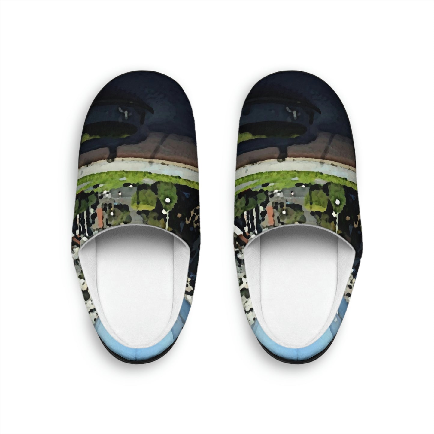 Men's Indoor Slippers ... "Lombard Street San Francisco, CA, USA" ... Family Archives 1970's ... Original Works ...