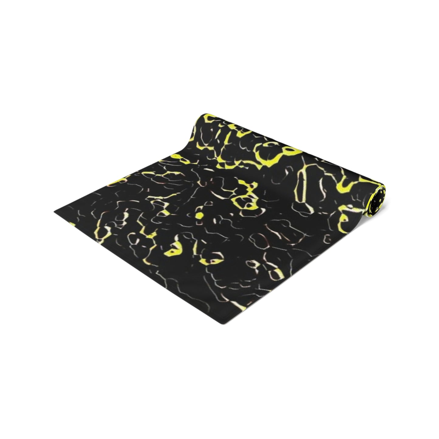 Table Runner (Cotton, Poly) ... "Snow Vehicle In Snow Storm At-Rest" ... Circa 12Mar23 ... Central Idaho ... 18-Hours Rendering Time: Original Works ...