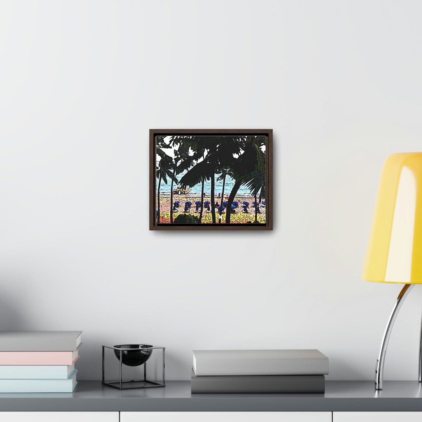 Gallery Canvas Wraps, Horizontal Frame ... "A Beautiful Beach Amongst The Palms" ... The Outrigger Waikiki, Honolulu, Oahu ... Original Works ...