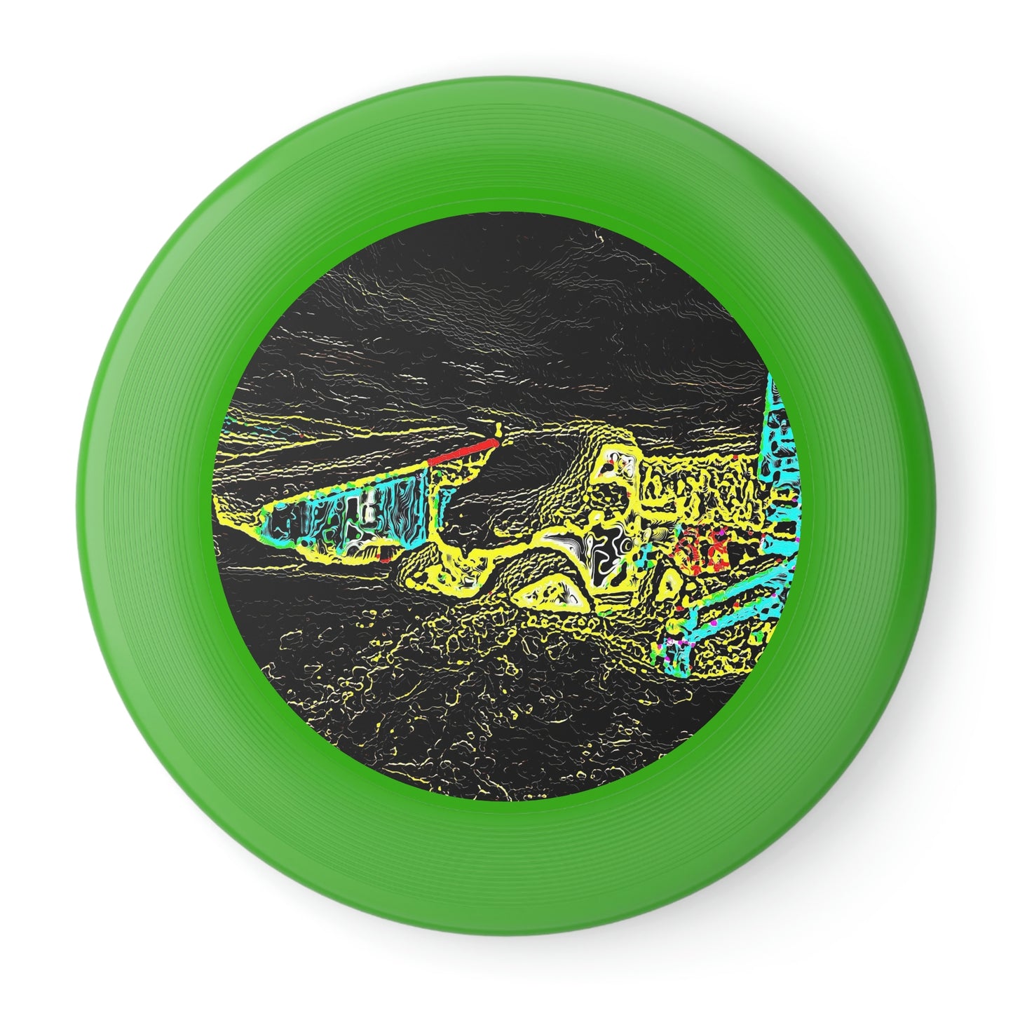 Wham-O Frisbee ... "Snow Vehicle In Snow Storm At-Rest" ... Circa 12Mar23 ... Central Idaho ... 18-Hours Rendering Time: Original Works ...