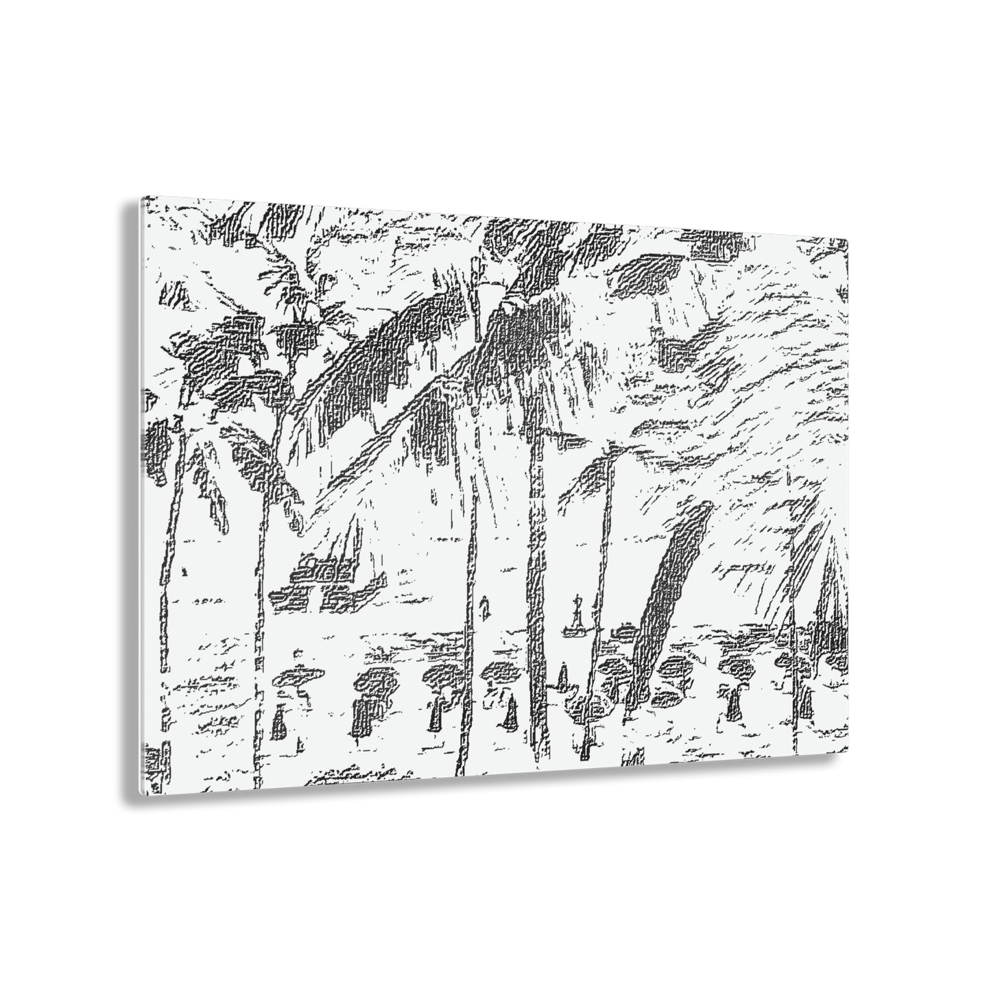 Acrylic Prints ... "The Royal Hawai'ian: Waikiki Beach_Beach" ... Honolulu, HI ... Ocotber 2014 (Halloween) ... Original Works ...