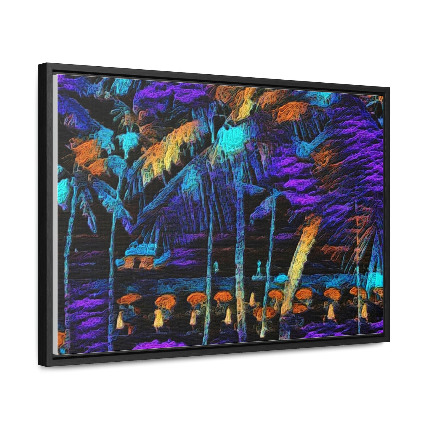 Gallery Canvas Wraps, Horizontal Frame ... "The Royal Hawai'ian: Waikiki Beach_Beach" ... Honolulu, HI ... Ocotber 2014 (Halloween) ... Original Works ...