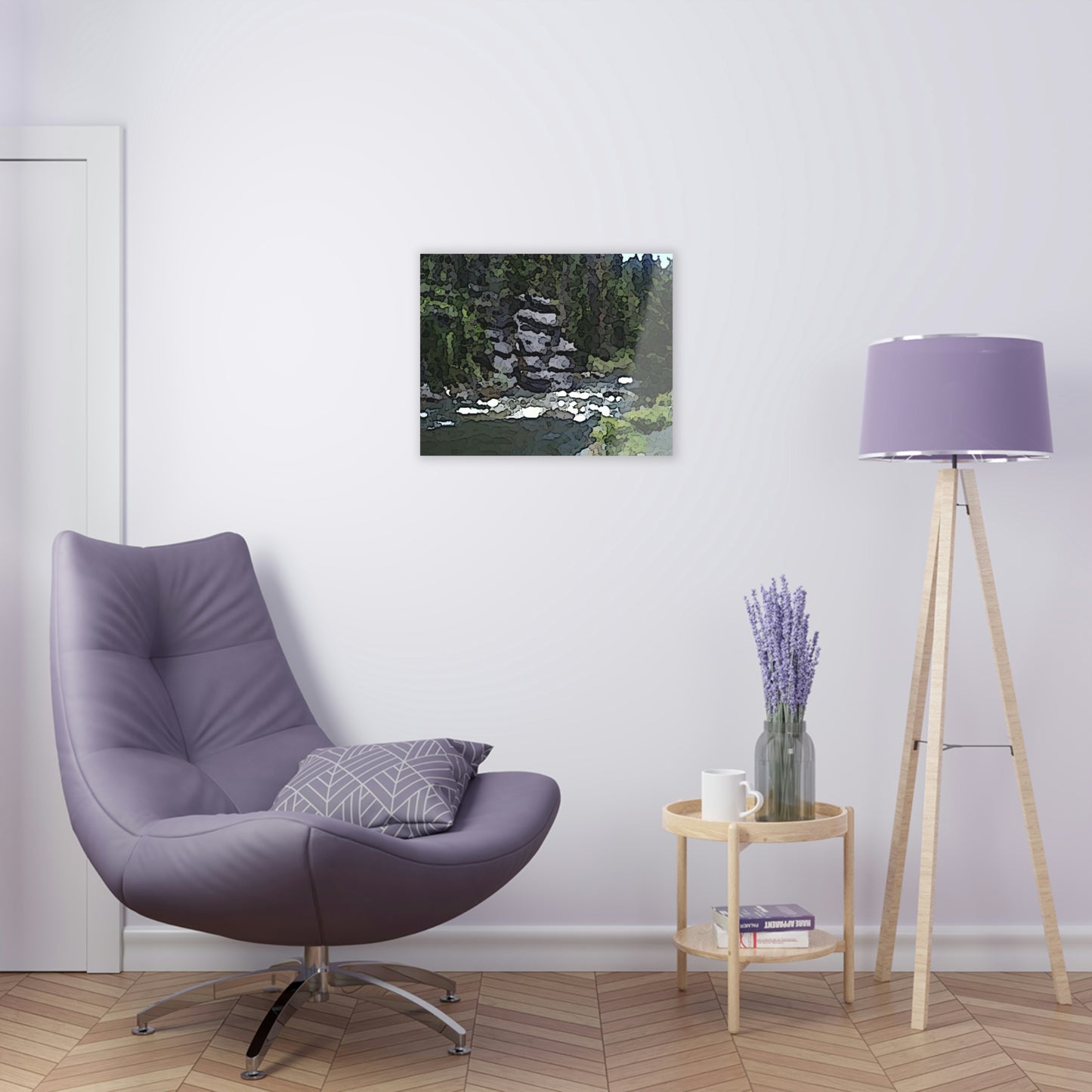 Acrylic Prints ...  "I Am Innocent" ... Tricky-Dick Immortalized ... Nixon Rock: Along The River ... Central Idaho, Summer 2020 ... Original Works ...