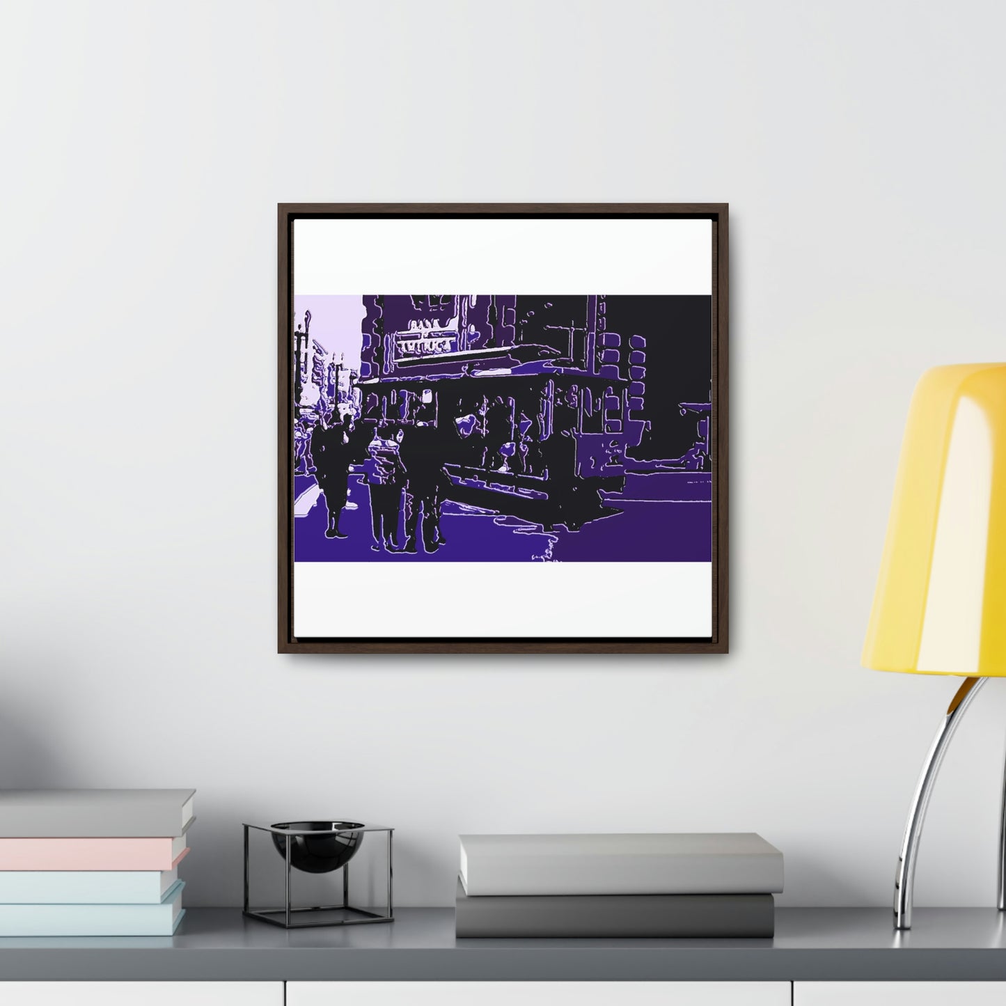 Gallery Canvas Wraps, Square Frame ... San Francisco ... 'Rice-A-Roni-A-San Francisco Treat' ... "A Cable Car Classic" ... Family Archives: 1973 ... Original Works ...