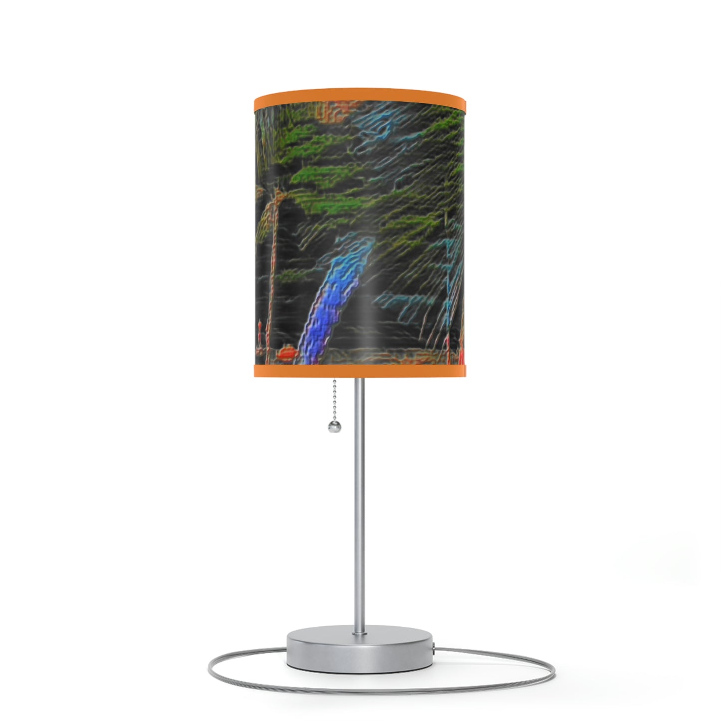 Lamp on a Stand, US|CA plug ... "The Royal Hawai'ian: Waikiki Beach_Beach" ... Honolulu, HI ... Ocotber 2014 (Halloween) ... Original Works ...