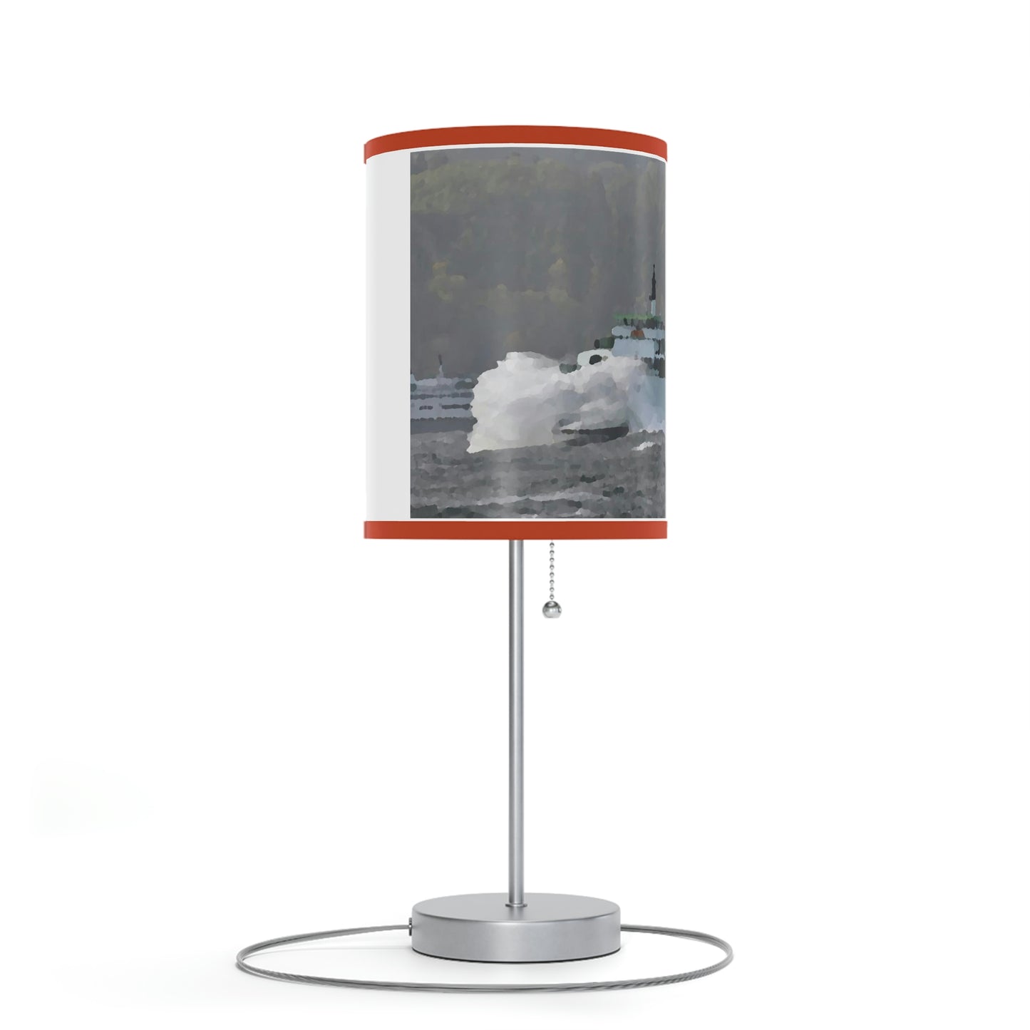 Lamp on a Stand, US|CA plug ... WADOT Ferry Crossing ... "A Very Rough Day" ... Mulkiteo Route ... Family Archives ... Early 1990's' ... Original Works ...