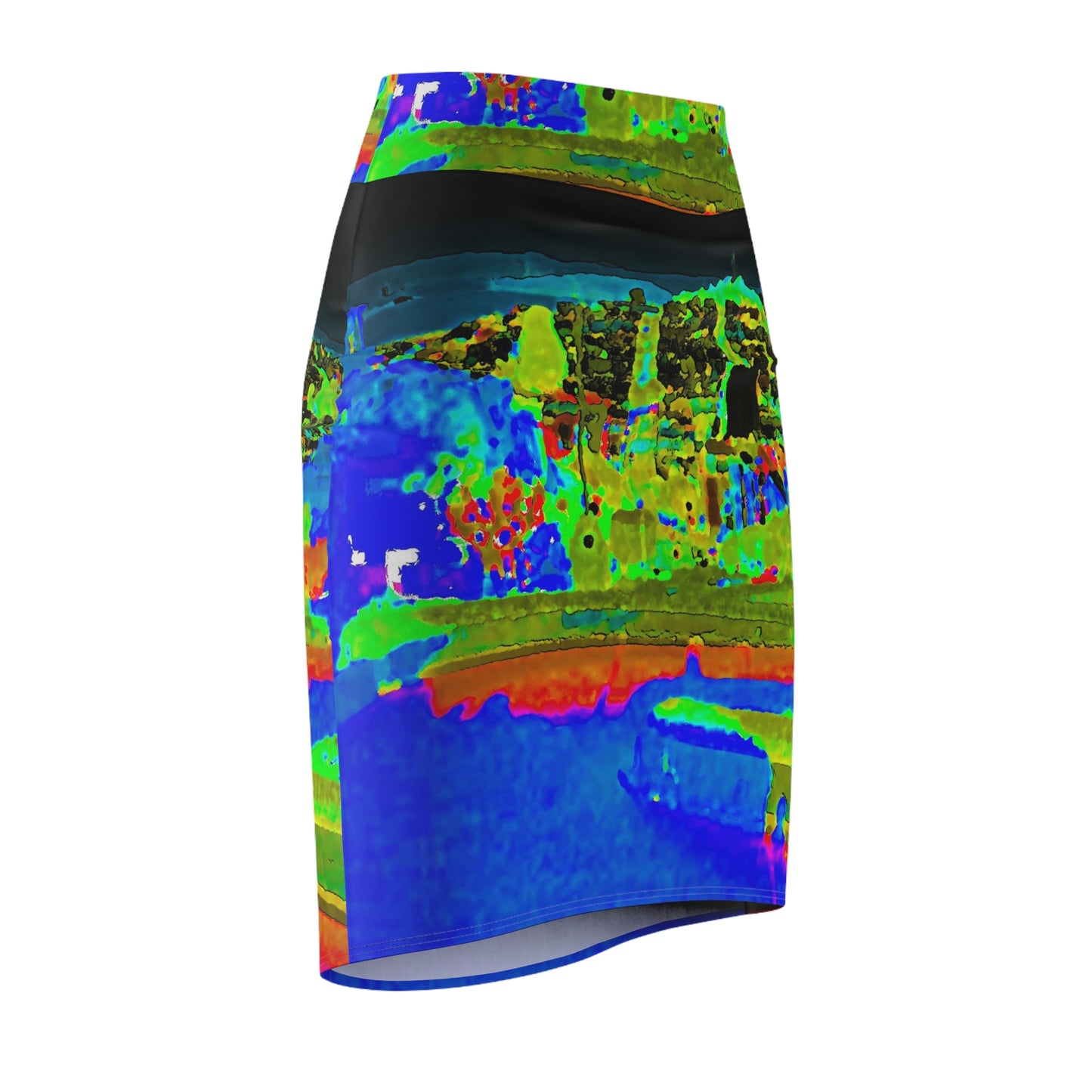 Women's Pencil Skirt ... "Lombard Street San Francisco, CA, USA" ... Family Archives 1970's ... Original Works ...