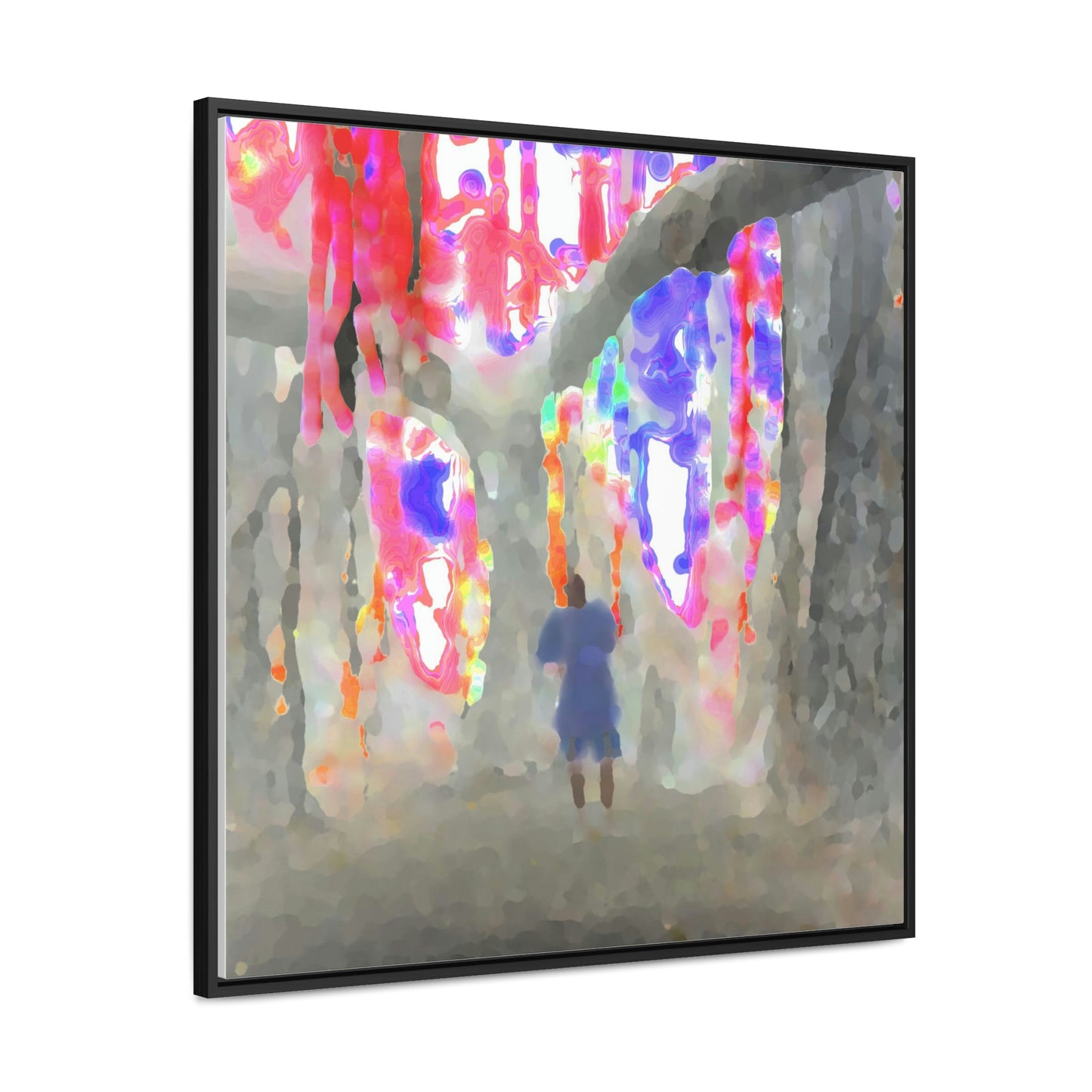 Gallery Canvas Wraps, Square Frame ... 'More' ... Jesuit Philosophy ... "In The Polynesian Banyans ..."