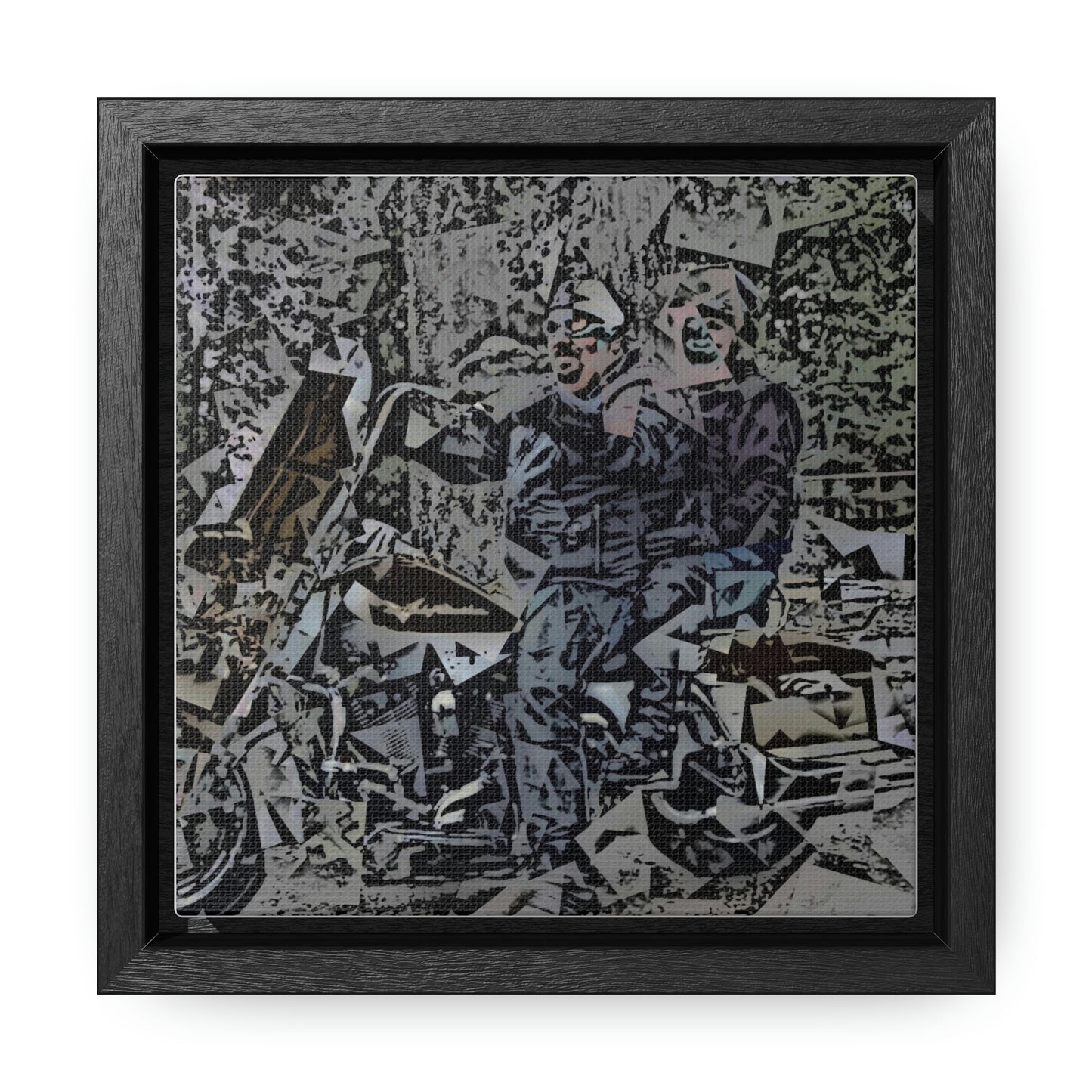 Gallery Canvas Wraps, Square Frame ... The Open Road Beckons ... "Harley 'D' Yearnings ..."  Original Works ...